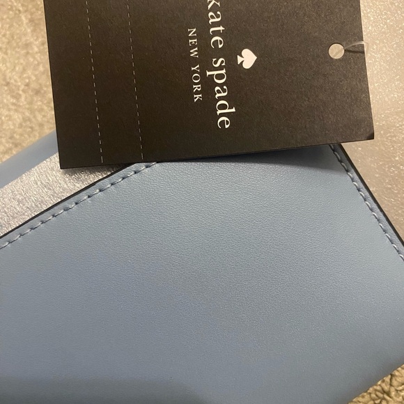 NWT Kate Spade Gemma Wallet on a Chain Crossbody Handbag, Polished Blue - Picture 5 of 8